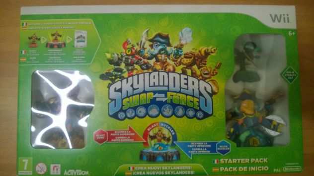 Gioco Wii Skylanders Swap-Force completo  2 personaggi extra