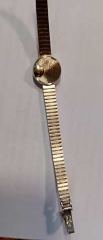 Gioiello-orologio da donna Omega con cassa e bracciale di oro bianco