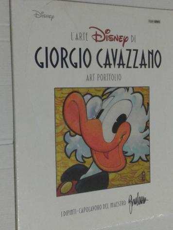 Giorgio Cavazzano - 2 Lithograph - disney - portfolio dipinti mai aperto da nessuno  cartonato