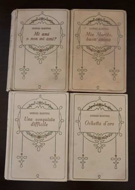GIORGIO HARTWING, COLLEZIONE SALANI N. 4 volumi, prime ed. 1935-36-37.