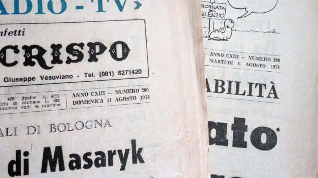 Giornali depoca (varie date e testate) anni 70