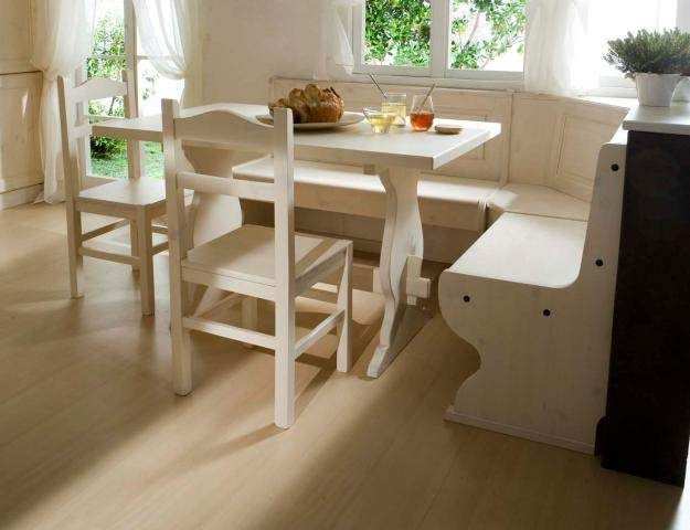 Giropanca Tavolo e sedie color bianco nuovi
