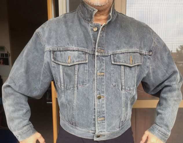 Giubbotto jeans nero grigio Closed tg 50