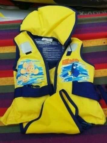 giubbotto salvagente omologato per bambino 10-20kg nemo come in foto