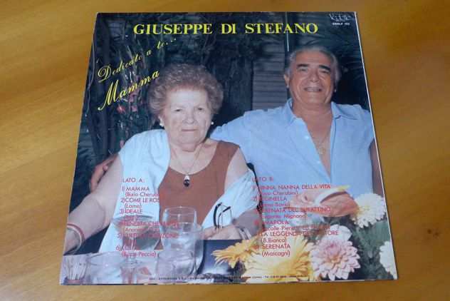 Giuseppe Di Stefano LP Dedicato a te Mamma