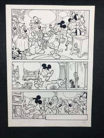 Giuseppe Ferrario, Tito Faraci - 1 Original page - Topolino e i Misteriosi Contrabbandieri - 1997