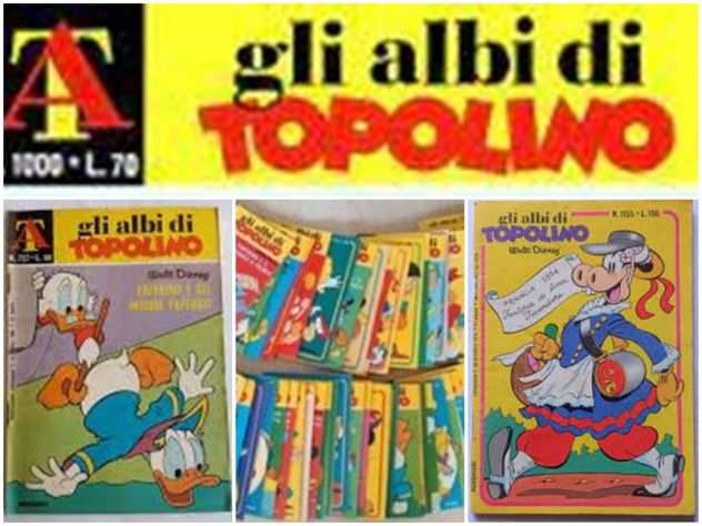 gli albi di Topolino n. 53 fumetti, Walt Disney 1968-1976.