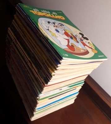 gli albi di Topolino n. 53 fumetti, Walt Disney 1968-1976.