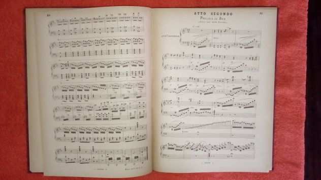 Gli Ugonotti di Giacomo Meyerbeer,spartito musicale del 1900