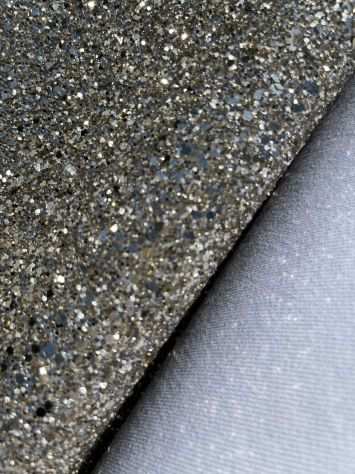 Glitter colore cromo argento per calzatura e pelletteria