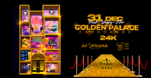 Golden Palace Capodanno 24K AFORISMA  TOY ROOM