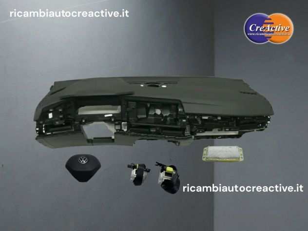 Golf 8deg VIII Cruscotto Airbag Kit Completo Ricambi auto Creactive.it