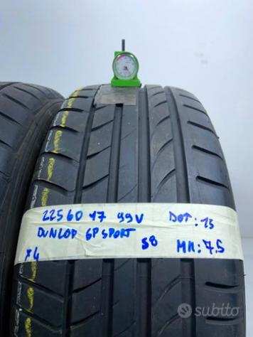 Gomme Usate DUNLOP 225 60 17