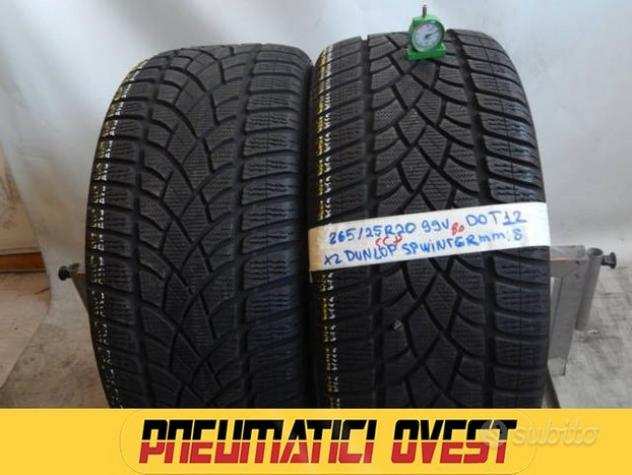 Gomme Usate DUNLOP 265 25 20