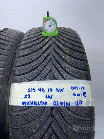 Gomme Usate Varie Marche 215 45 17 - 80