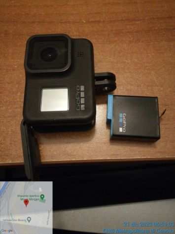GoPro HERO8 Black - Fotocamera digitale impermeabile, regalo carica con batterie