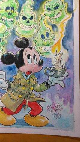 Gottardo, Alessandro - 1 Watercolour - Mickey Mouse - quotNella tana dei fantasmiquot - 2024