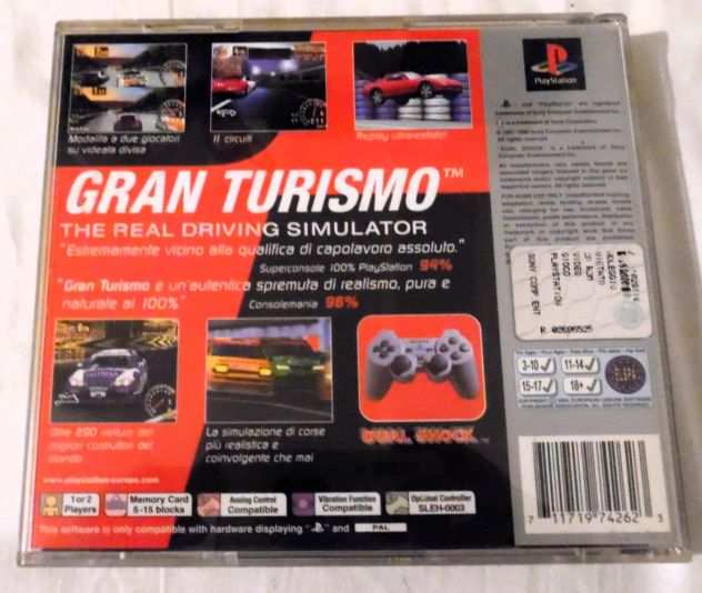 Gran turismo platinum PS1 Solo custodia e manuale