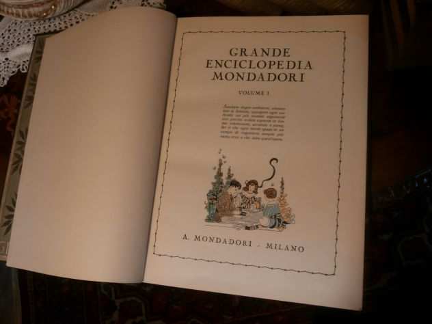 GRANDE ENCICLOPEDIA MONDADORI 12 vol. -Stampa 1927