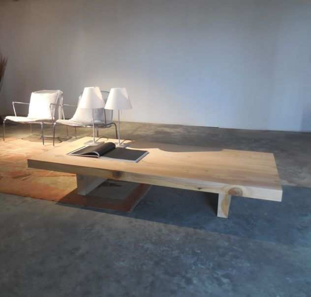 grande tavolino in cedro, coffee table,lampade da lettura,Luceplan,poltrone
