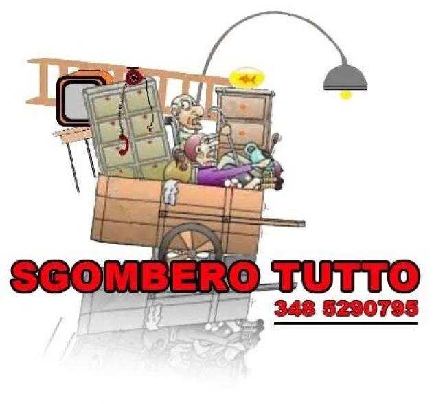 Gratis eseguiamo sgomberi di locali tel.3485290795