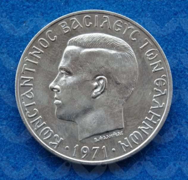 GRECIA 1971 Moneta 10 Drachma