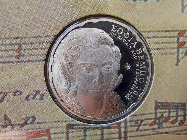 Grecia. Year Set (FDC) 2010 quotSofia Vemboquot (incl. 10 euro in argento)