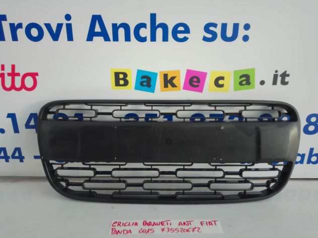 Griglia paraurti anteriore fiat panda 2017 735520672