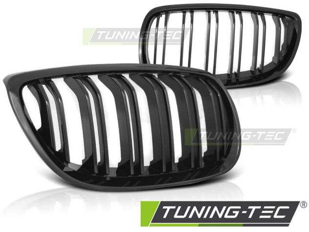 GRILLE GLOSSY BLACK DOUBLE BAR SPORT LOOK fits BMW E92E93 07-10 CC