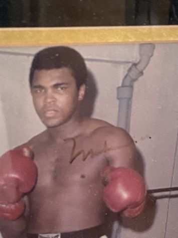 Guantone boxe originale Muhammad Ali firmato