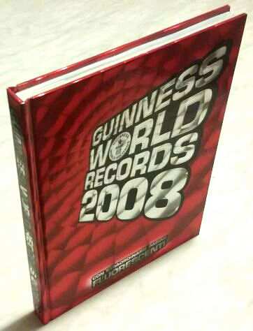 GUINNESS WORLD RECORDS 2008 PAGINE FLUORESCENTI ED.MONDADORI, 2007 NUOVO