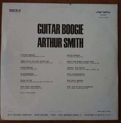 GUITAR BOOGIE Arthur Smith - 1973