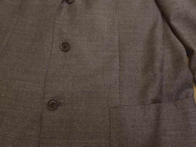 Gutteridge Giacca uomo in lana super fine 100, taglia 52 grigia