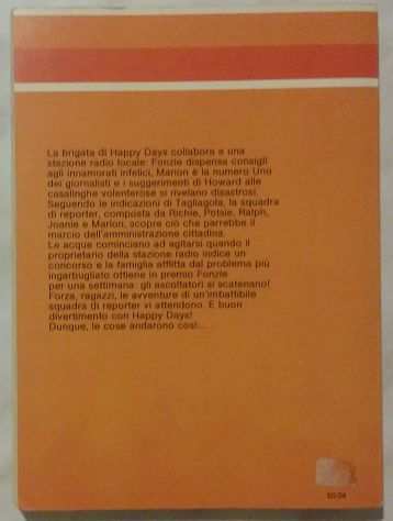HAPPY DAYS CARO FONZIE di William Johnston Milano, Editrice La Sorgente, 1978