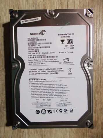 Hard Disc Seagate 500 Gb