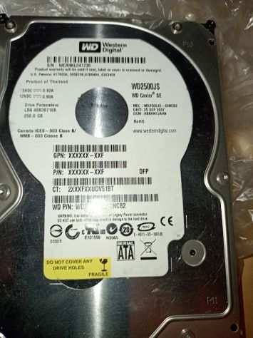 hard disk da 500 gb 250 gb164 gb
