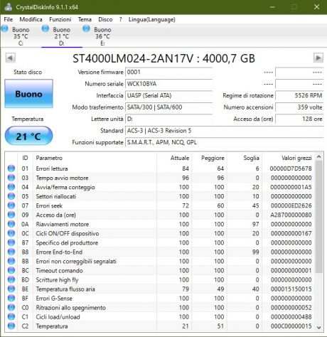 HARD DISK ESTERNO 2,5quot MAXTOR 4TB USB