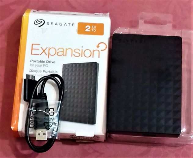 HARD DISK Esterno Seagate- Maxtor- 2TB 2000 GB- Nuovi