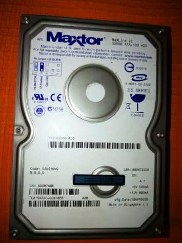 Hard disk Hdd 320 Gb Maxtor