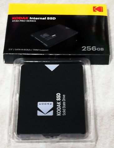 Hard Disk SSD Interno Kodak-256 GB-Nuovo-