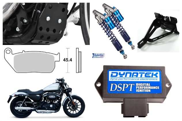 Harley Davidson 1200 Sportster centralina filtro marmitta disco pastiglie