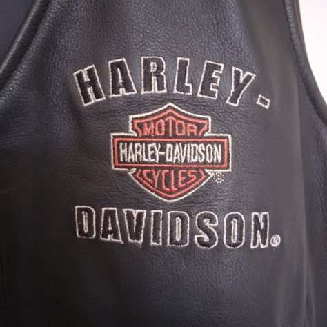 Harley-Davidson Gilet Uomo in Pelle quotLegendary Eaglequot 98131-08VM.