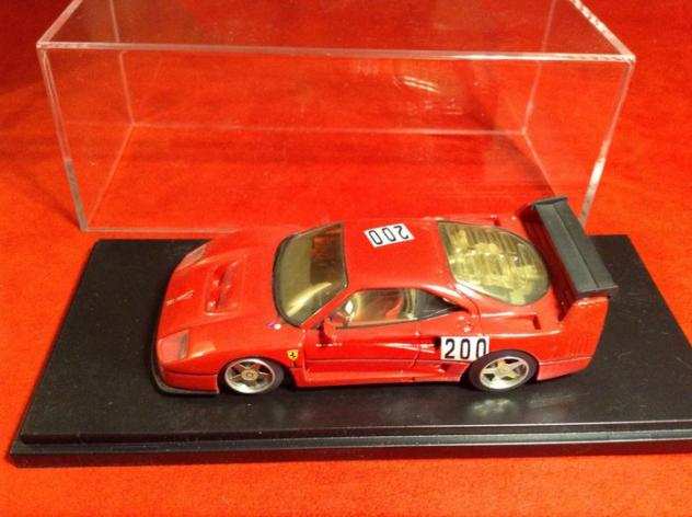 Heco Modeles - made in France 143 - 1 - Modellino di auto sportiva - Ferrari F40 LM Evoluzione Michelotti chassis 88520 Jean Blaton (quotBeurlysquot) Ferr