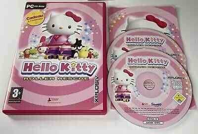 Hello Kitty Roller Rescue PC CD-Rom Videogioco Nuovo senza cellophane