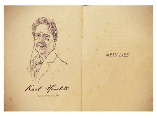 HENCKELL Karl  Hugo Houmlppener (Fidus) - Mein Lied. - 1906