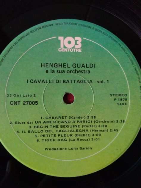 HENGHEL GUALDI I Cavalli Di Battaglia - 1979