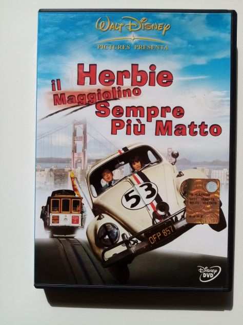 HERBIE IL MAGGIOLINO SEMPRE PIUrsquo MATTO ndash I CLASSICI DISNEY 1974 DVD ORIGINALE DI