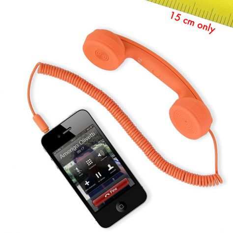 Hi-Ring cornetta vintage per Smartphone VoIP Skype Nuovo
