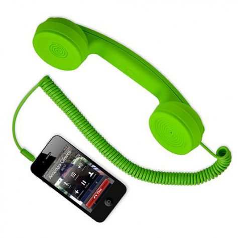 Hi-Ring cornetta vintage per Smartphone VoIP Skype Nuovo