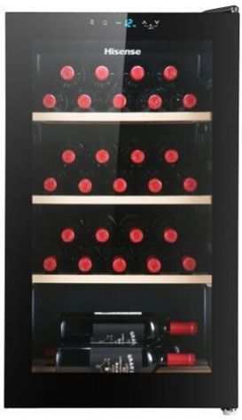 Hisense RW30D4AJ0 cantina vino Libera installazione Nero 30 bottiglie
